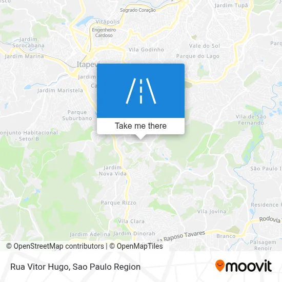 Rua Vitor Hugo map