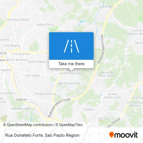 Rua Donatelo Forte map