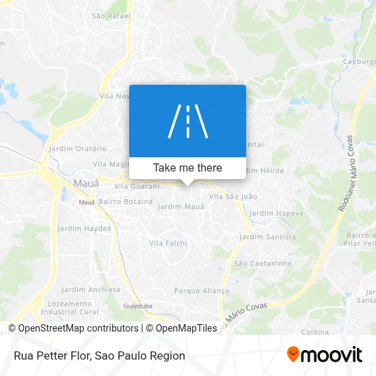Rua Petter Flor map