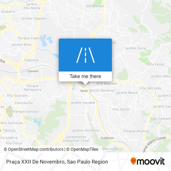 Mapa Praça XXII De Novembro