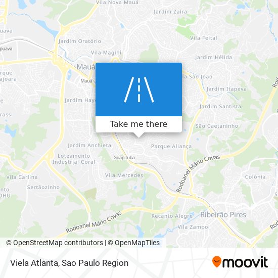 Mapa Viela Atlanta