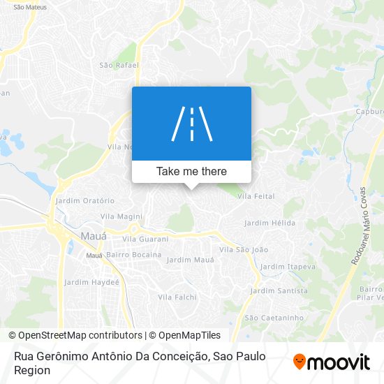 Mapa Rua Gerônimo Antônio Da Conceição