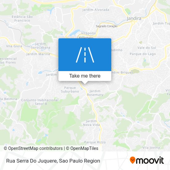 Rua Serra Do Juquere map