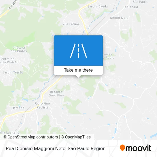 Rua Dionisio Maggioni Neto map