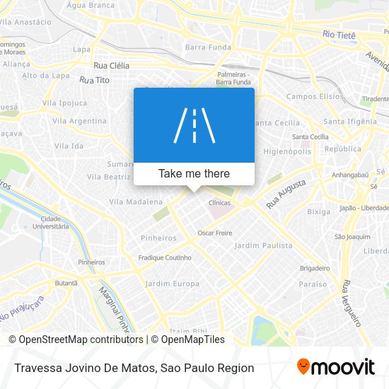 Travessa Jovino De Matos map