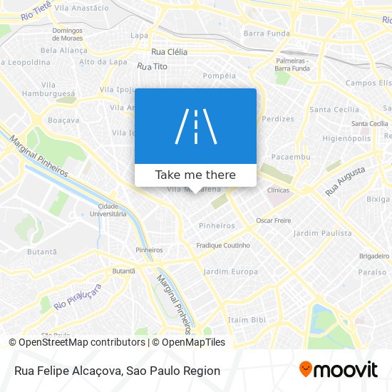 Rua Felipe Alcaçova map