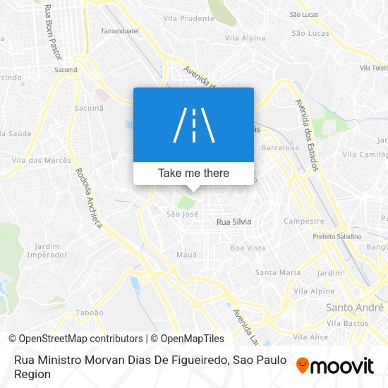 Rua Ministro Morvan Dias De Figueiredo map