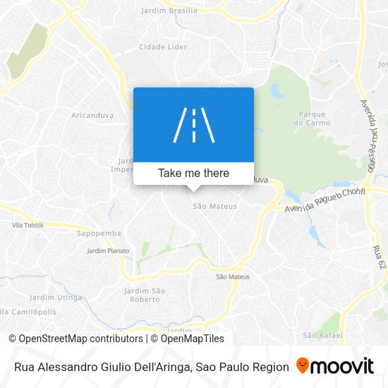 Rua Alessandro Giulio Dell'Aringa map