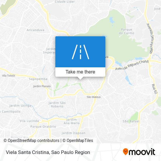 Viela Santa Cristina map