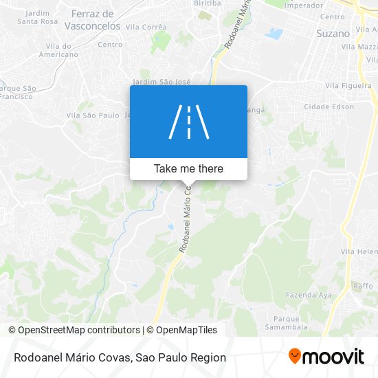 Rodoanel Mário Covas map