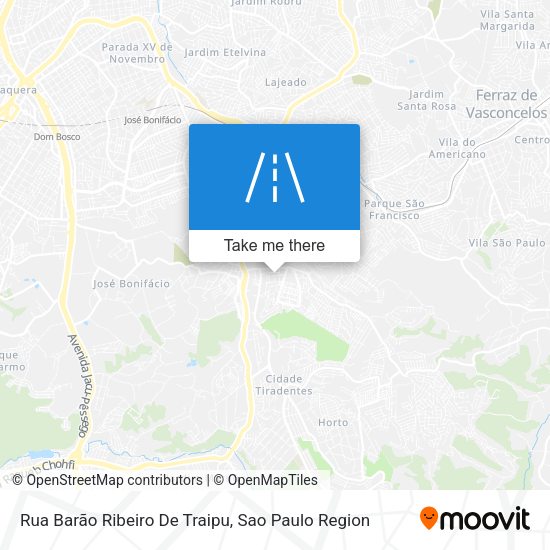 Rua Barão Ribeiro De Traipu map