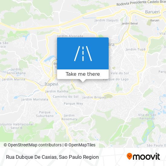 Rua Dubque De Caxias map