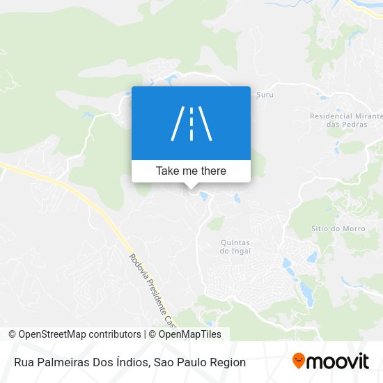 Rua Palmeiras Dos Índios map