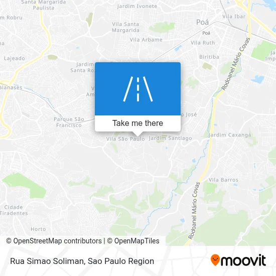Rua Simao Soliman map