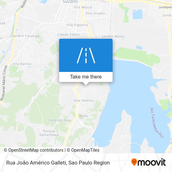 Rua João Américo Galleti map