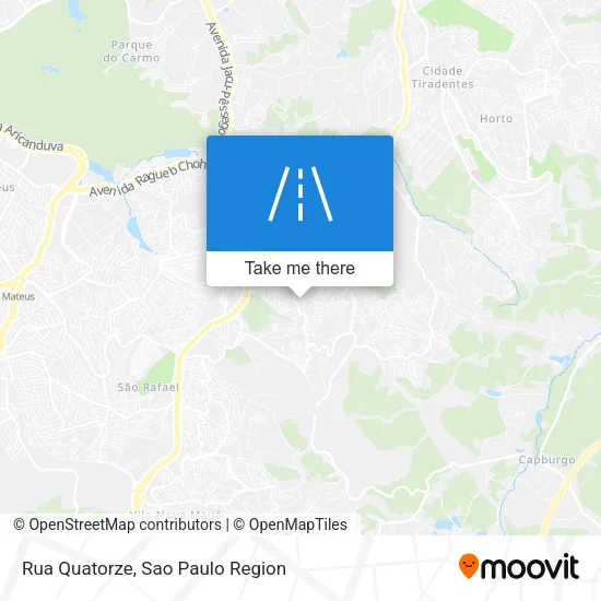 Rua Quatorze map