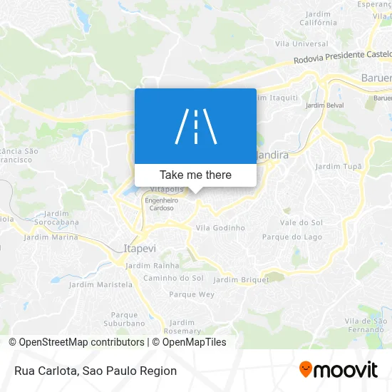 Rua Carlota map