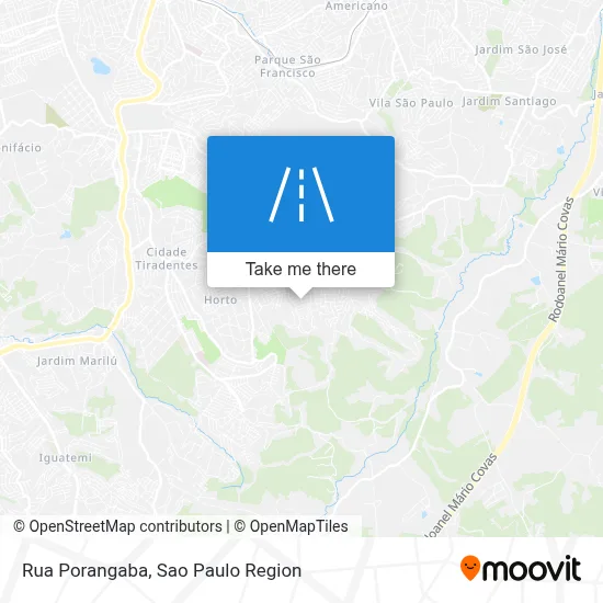 Rua Porangaba map