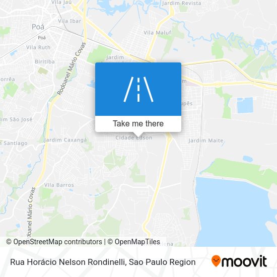 Rua Horácio Nelson Rondinelli map