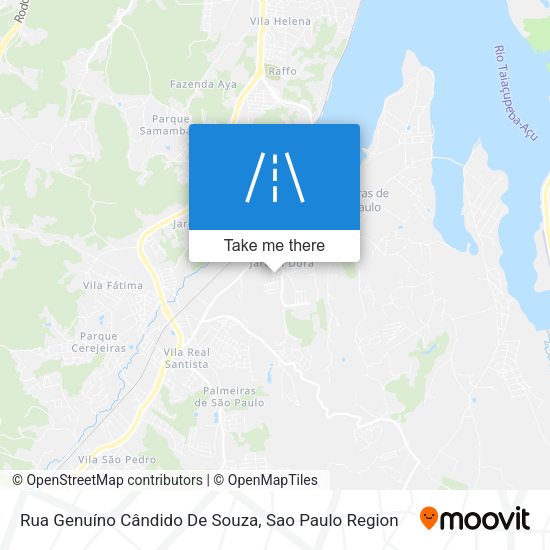 Rua Genuíno Cândido De Souza map