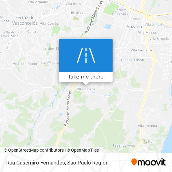 Rua Casemiro Fernandes map