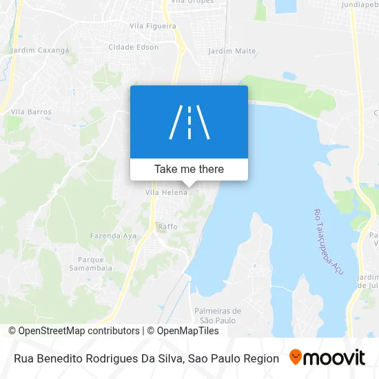 Rua Benedito Rodrigues Da Silva map