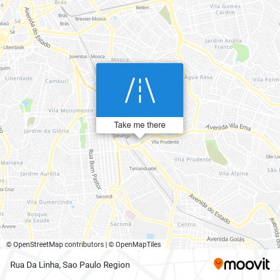 Rua Da Linha map