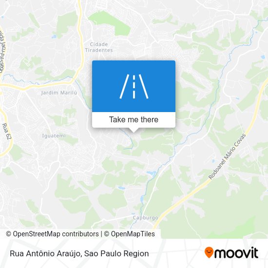 Rua Antônio Araújo map