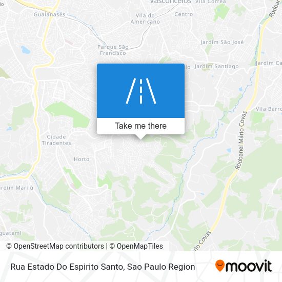 Rua Estado Do Espirito Santo map