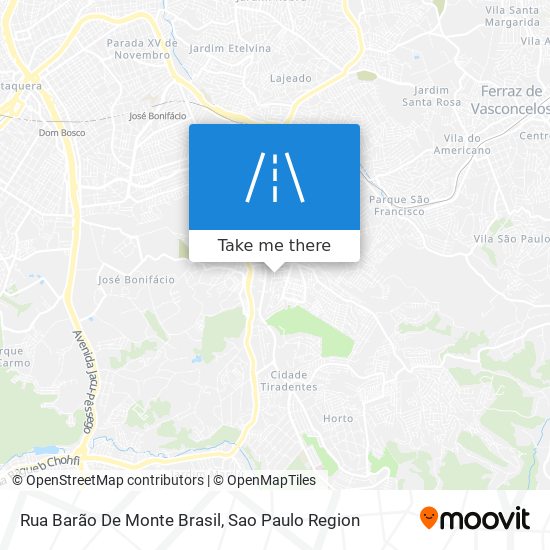 Mapa Rua Barão De Monte Brasil