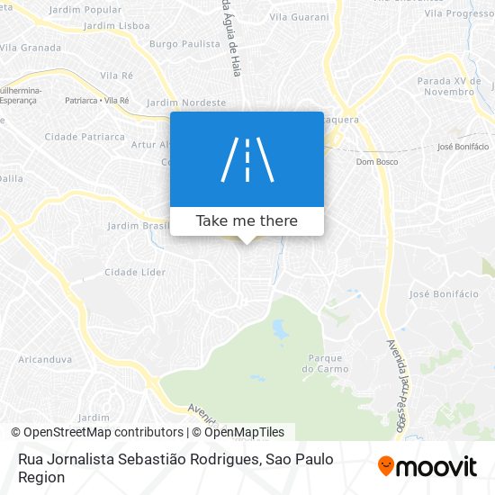 Rua Jornalista Sebastião Rodrigues map