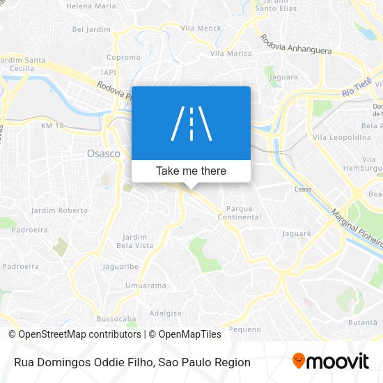 Rua Domingos Oddie Filho map