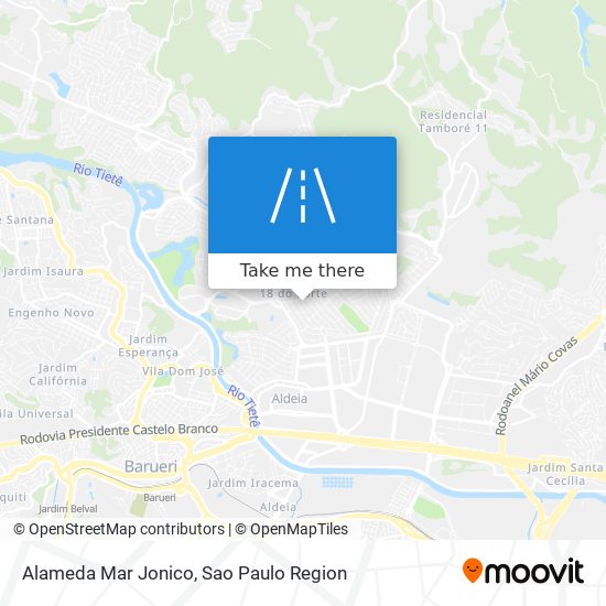 Mapa Alameda Mar Jonico