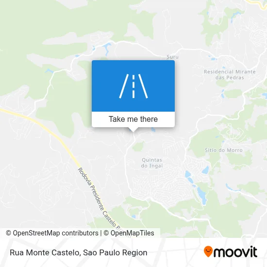 Rua Monte Castelo map