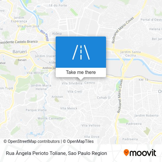 Rua Ângela Perioto Toliane map
