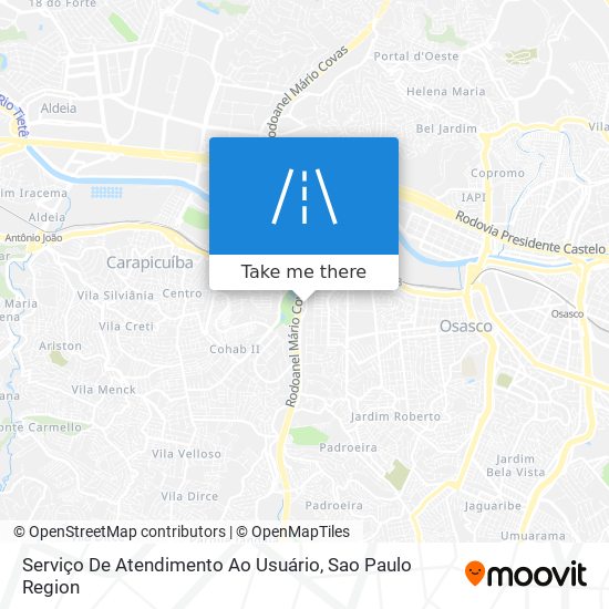 Serviço De Atendimento Ao Usuário map