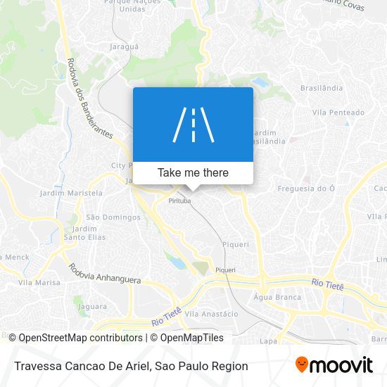 Travessa Cancao De Ariel map