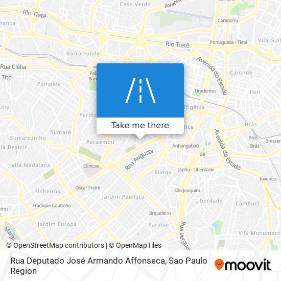 Mapa Rua Deputado José Armando Affonseca