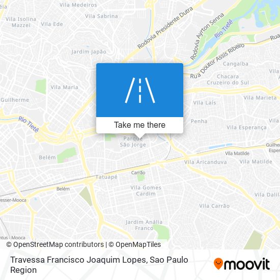 Mapa Travessa Francisco Joaquim Lopes