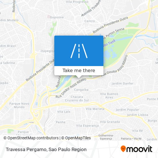 Travessa Pergamo map