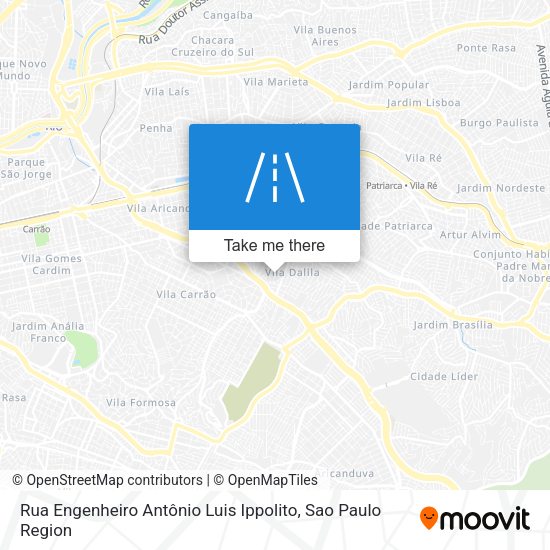 Rua Engenheiro Antônio Luis Ippolito map