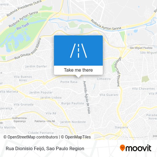 Rua Dionisio Feijó map