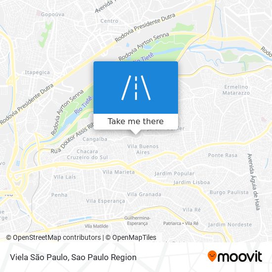 Mapa Viela São Paulo