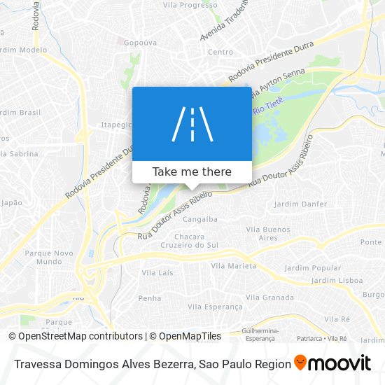 Mapa Travessa Domingos Alves Bezerra