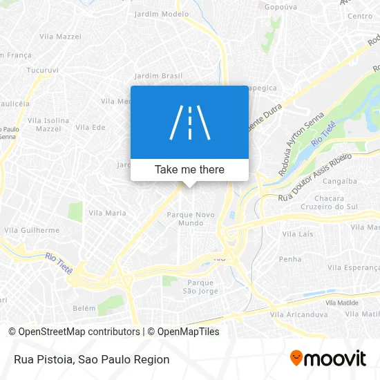 Rua Pistoia map