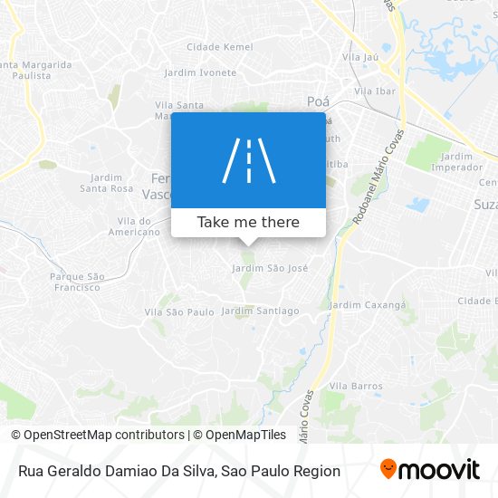 Mapa Rua Geraldo Damiao Da Silva