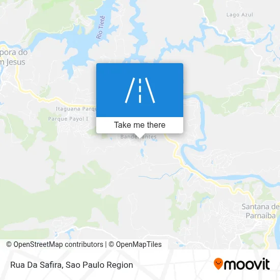 Rua Da Safira map