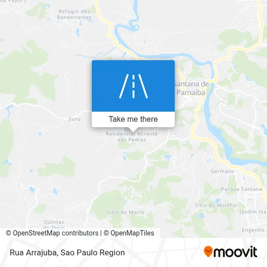 Rua Arrajuba map