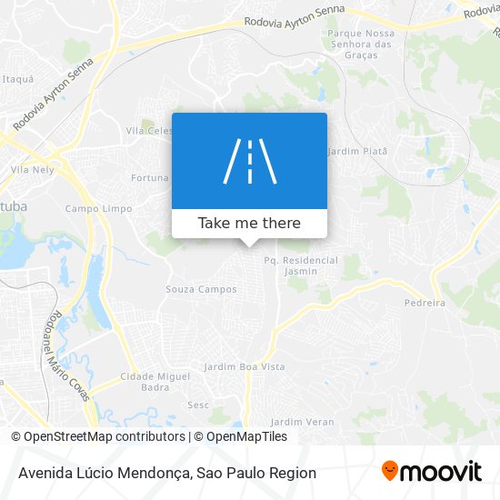 Mapa Avenida Lúcio Mendonça