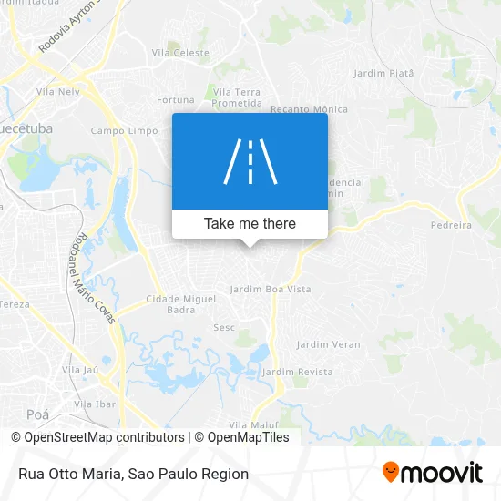 Rua Otto Maria map